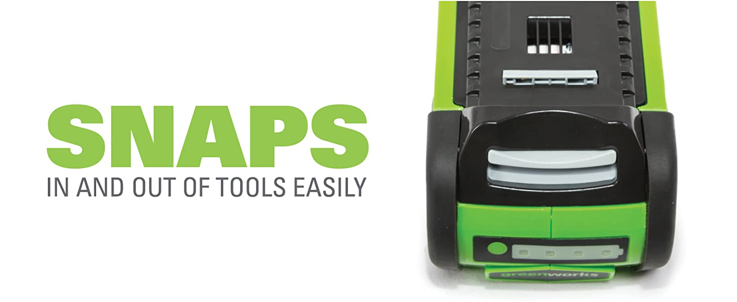 snaps in and out of tools easily