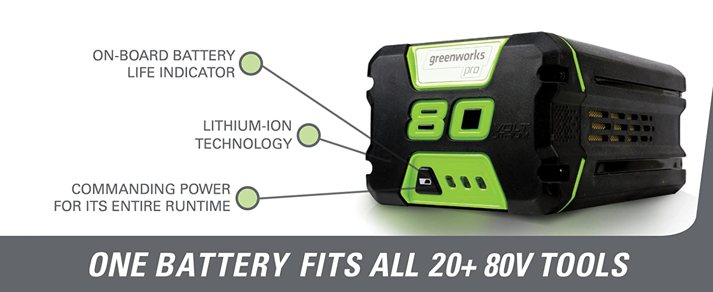 Battery 80v lithium ion 2.0 Amp Hour