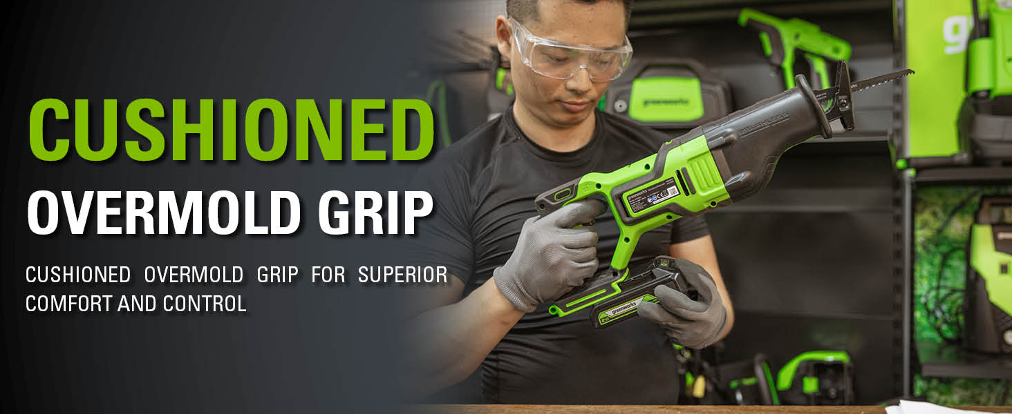 cushioned overmold grip